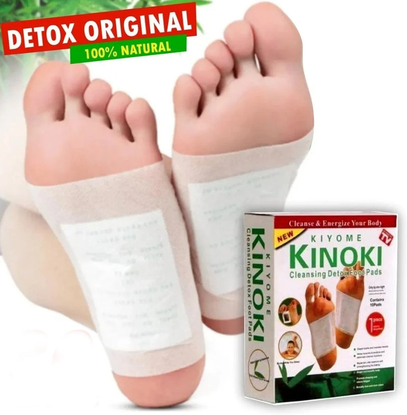 Kit Adesivo Detox para os Pés  Diminui Dores e Inchaço - Loja Sulista